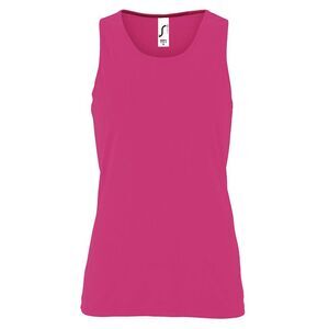 SOLS Womens/Ladies Sporty Performance Tank Top / Neon Pink